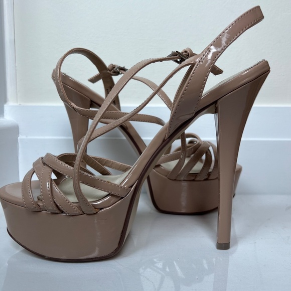 Chinese Laundry Women's Tippy Top Platform Nude Heels Size EU 40/US 9 (GUC) - Picture 6 of 12